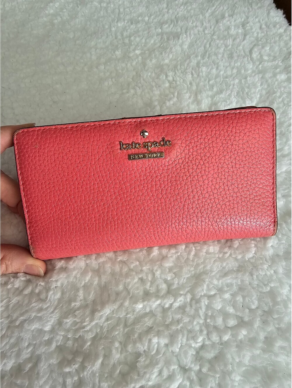 Kate Spade Stacy Wallet in Yucatan Pink from the Cameron Street Collection
